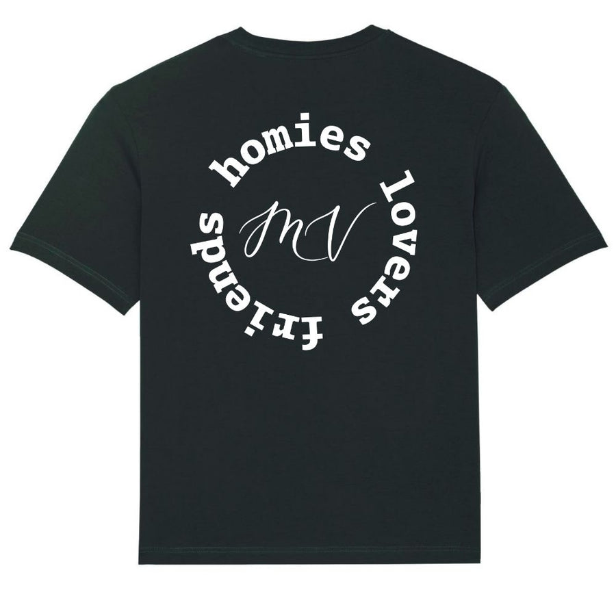 homies lovers friends - Backprint Unisex Shirt