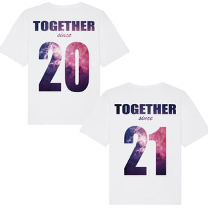 2er Set - TOGETHER SINCE personalisiert