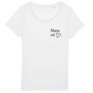 Mama mit Herz Damen T-Shirt