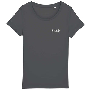 Team Damen T-Shirt Anthrazit