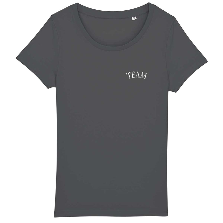 Team Damen T-Shirt Anthrazit