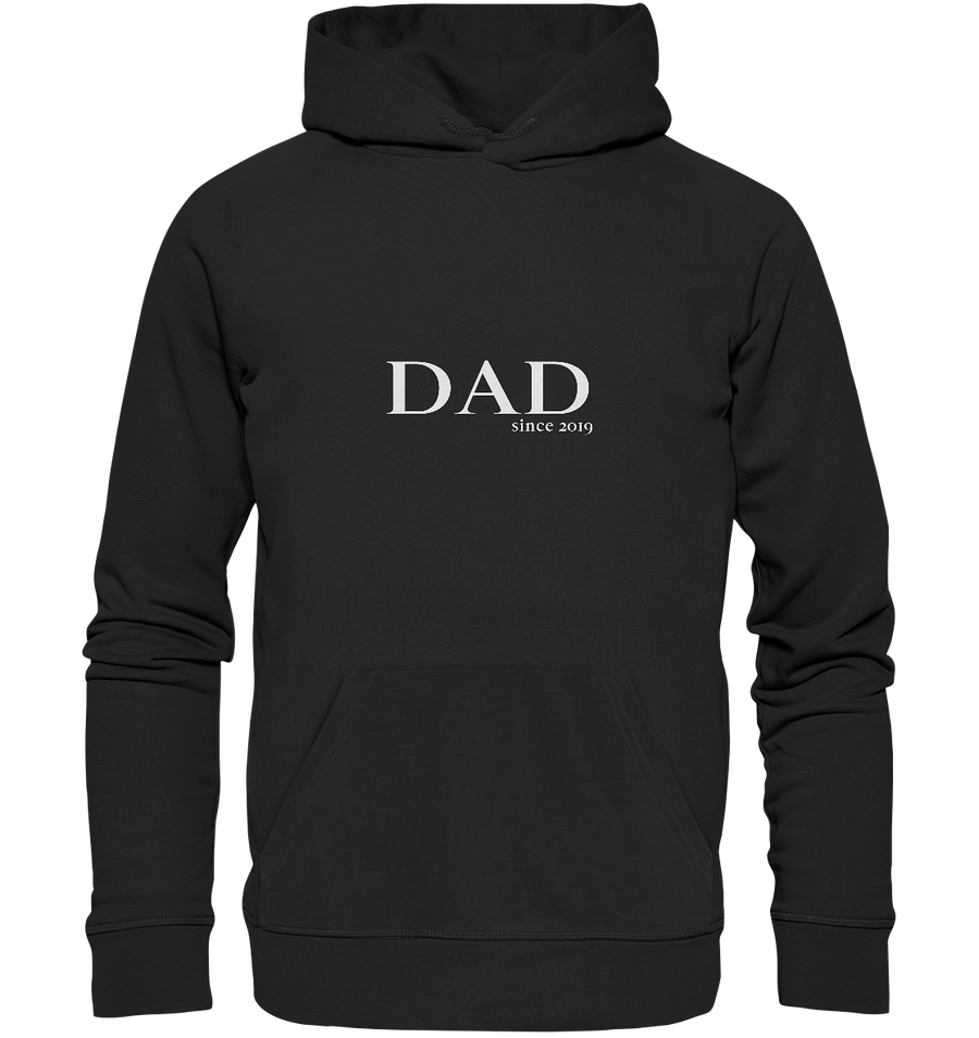 DAD since 2019 Organic Hoodie