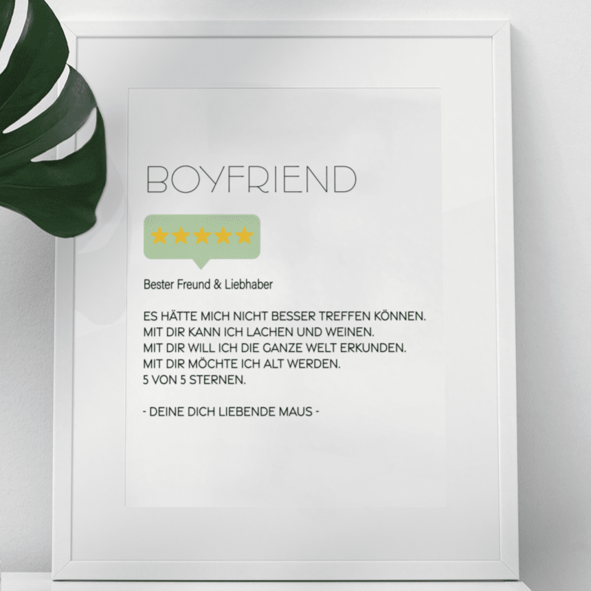 Boyfriend Bewertung - Poster