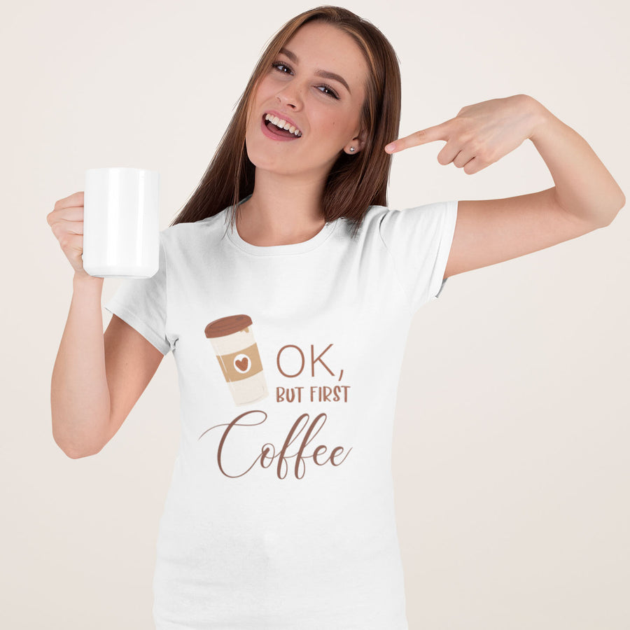 Coffee First Damen T-Shirt