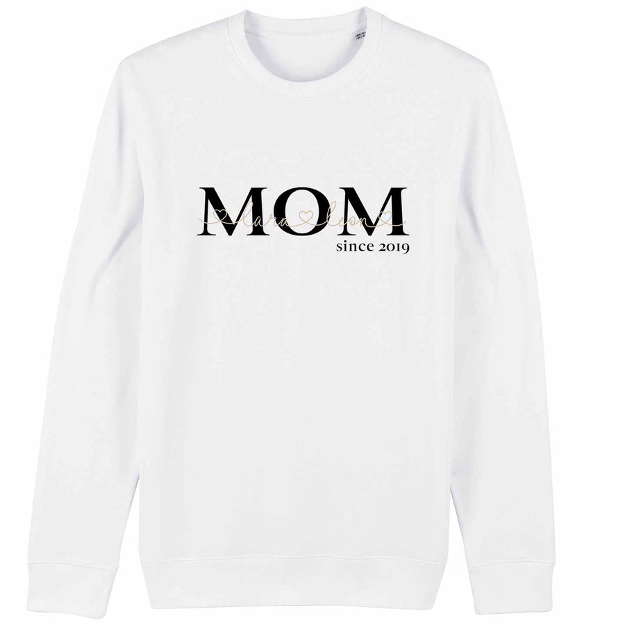 Mom since Personalisiert Damen Sweater